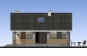 Проект одноэтажного дома с террасой и чердаком Rg4826z (Зеркальная версия) Фасад1