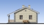 Проект одноэтажного дома с террасой и чердаком Rg4826z (Зеркальная версия) Фасад2