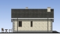 Проект одноэтажного дома с террасой и чердаком Rg4826z (Зеркальная версия) Фасад3