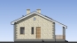 Проект одноэтажного дома с террасой и чердаком Rg4826z (Зеркальная версия) Фасад4