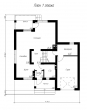Дом с мансардой, гаражом, террасой и балконом Rg4827z (Зеркальная версия) План2