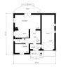 Проект одноэтажного дома с мансардой и гаражом Rg4833z (Зеркальная версия) План2