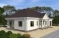 Проект одноэтажного дома с гаражом Rg4837z (Зеркальная версия) Вид1