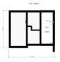 Проект индивидуального двухэтажного жилого дома с подвалом Rg4839z (Зеркальная версия) План1