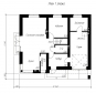 Проект индивидуального двухэтажного жилого дома с подвалом Rg4839z (Зеркальная версия) План2