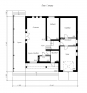 Проект одноэтажного дома с мансардой Rg4840z (Зеркальная версия) План2