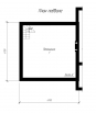 Проект одноэтажного дома с подвалом и мансардой Rg4844z (Зеркальная версия) План1