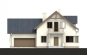 Проект одноэтажного дома с подвалом и мансардой Rg4844z (Зеркальная версия) Фасад1