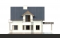 Проект одноэтажного дома с подвалом и мансардой Rg4844z (Зеркальная версия) Фасад2
