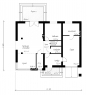 Проект двухэтажного дома с гаражом Rg4845 План2