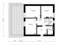 Проект уютного одноэтажного дома с мансардой Rg4856 План4