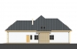 Одноэтажный дом с мансардой и гаражом Rg4870z (Зеркальная версия) Фасад4