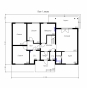 Проект одноэтажного дома с чердаком Rg4873z (Зеркальная версия) План2