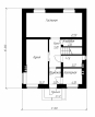 Эскизный проект двухэтажного дома с мансардой Rg4877z (Зеркальная версия) План2