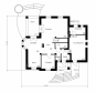 Проект одноэтажного дома с эркером и мансардой Rg4880z (Зеркальная версия) План2