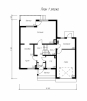 Дом с мансардой, гаражом, террасой и лоджией Rg4881z (Зеркальная версия) План2