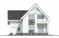 Дом с мансардой, гаражом, террасой и лоджией Rg4881z (Зеркальная версия) Фасад3