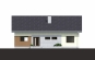 Проект небольшого одноэтажного дома Rg4891z (Зеркальная версия) Фасад1