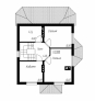 Проект двухэтажного дома с эркером Rg4895z (Зеркальная версия) План3
