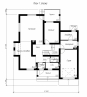 Дом с мансардой, гаражом, эркером, террасой и лоджией Rg4900z (Зеркальная версия) План2