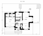 Одноэтажный дом с мансардой и просторной террасой Rg4902z (Зеркальная версия) План2