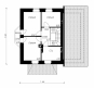 Проект одноэтажного дома с круглой террасой Rg4911z (Зеркальная версия) План4