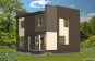 Проект двухэтажного дома с подвалом в современном стиле Rg4912z (Зеркальная версия) Вид2