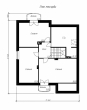 Одноэтажный дом с мансардой и криволинейными террасами Rg4929z (Зеркальная версия) План4