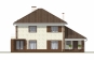 Проект двухэтажного дома с цоколем и гаражом Rg4933 Фасад3