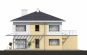 Проект двухэтажного дома с гаражом и витражами Rg4940 Фасад4