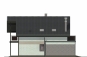 Одноэтажный дом с мансардой и гаражом Rg4941z (Зеркальная версия) Фасад3