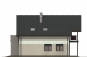 Одноэтажный дом с мансардой и гаражом Rg4941z (Зеркальная версия) Фасад4