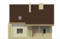 Жилой дома с мансардой и  крытой террасой Rg4944z (Зеркальная версия) Фасад1