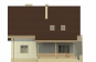 Жилой дома с мансардой и  крытой террасой Rg4944z (Зеркальная версия) Фасад2