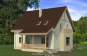 Жилой дома с мансардой и  крытой террасой Rg4944z (Зеркальная версия) Вид3