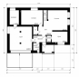 Проект просторного двухэтажного коттеджа с гаражом Rg4952z (Зеркальная версия) План2