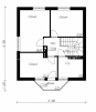 Проект одноэтажного дома с мансардой Rg4953z (Зеркальная версия) План4