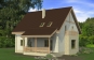 Дом с мансардой и крытой террасой Rg4954z (Зеркальная версия) Вид3
