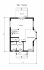 Проект одноэтажного дома с мансардой и эркером Rg4960z (Зеркальная версия) План2