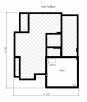 Проект двухэтажного дома с подвалом и большим гаражом Rg4967z (Зеркальная версия) План1