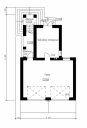 Проект нестандартного двухэтажного гостевого дома Rg4979 План2