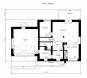Проект индивидуального двухэтажного жилого дома в стиле минимализм Rg4994 План2