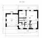 Проект индивидуального одноэтажного жилого дома с мансардой в стиле шале Rg4999z (Зеркальная версия) План2