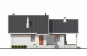 Проект одноэтажного дома с просторной террасой Rg5012z (Зеркальная версия) Фасад1