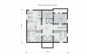 Проект двухэтажного дома с цоколем Rg5020z (Зеркальная версия) План1