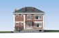 Проект двухэтажного дома с цоколем Rg5020z (Зеркальная версия) Фасад3