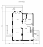 Проект небольшого одноэтажного жилого дома с мансардой Rg5024z (Зеркальная версия) План2
