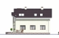 Проект небольшого одноэтажного жилого дома с мансардой Rg5024z (Зеркальная версия) Фасад4