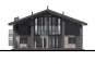 Проект уникального одноэтажного дома с мансардой Rg5030z (Зеркальная версия) Фасад3