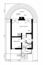 Проект скромного одноэтажного дома с мансардой Rg5033z (Зеркальная версия) План2